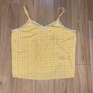 Nine West Golden Yellow Patterned Camisole TBD P